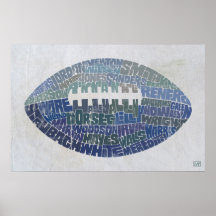 America's Team Football Print