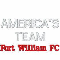 AMERICA'S TEAM, Fort William FC embroidered shirts by AmericasTeamFC AMERICA'S TEAM, Fort William FC embroidered shirts