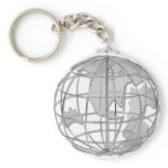 AmericasOnGlobe Key Chain