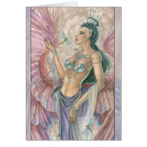 Amethyst Angel Greeting Card cards