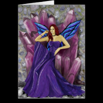 amethyst chair greeting card cards