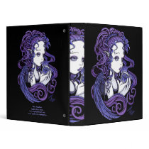 "Amethyst" Crystal Ball Angel Art Avery Binder