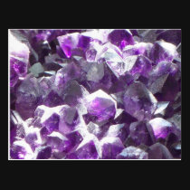 Amethyst Crystal Post Card postcards