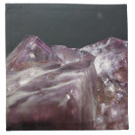 Amethyst crystal printed napkin 