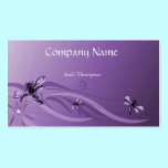 Amethyst Dragonflies Business Card business cards