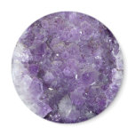 Amethyst Geode - Violet Crystal Gemstone magnets