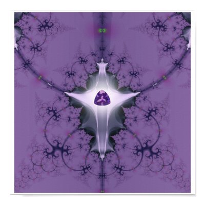 Amethyst Goddes Framed Print by jenland