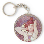 Amethyst Goddess Keychain