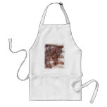 Amethyst Horse On Chocolate Wash Adult Apron