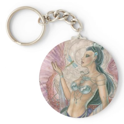 Amethyst Keychain by ladydove7