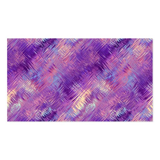 Amethyst Purple Crystal Gel Texture Business Card Template (back side)