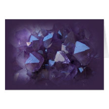 Amethyst Quartz Card
