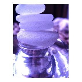 Amethyst Sea Glass Print print
