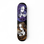 "Amethyst &amp; Seika" Crystal Ball Angels Skateboard