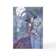 Amethyst Witch Greeting Card card