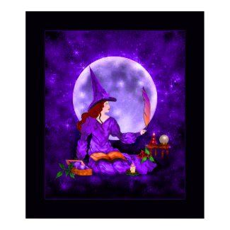 Amethyst Witch print