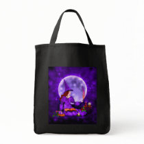Amethyst Witch Tote Bag