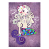 Amethyste Mermaid Invitation invitations