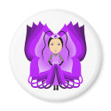 Ametrine Butterfly Princess magnets by mydeas Ametrine Butterfly Princess magnets