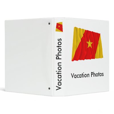 Amhara Waving Flag 3 Ring Binder by Vexillophile