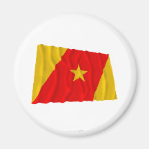 Amhara Waving Flag Magnet