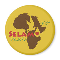 Amharic Hello! Magnet