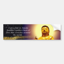 Amida's Golden Chain of Love bumper sticker