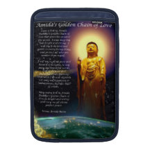 Amida's Golden Chain of Love Rickshaw Sleeve MacBook Sleeves