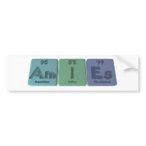Amies-Am-I-Es-Americium-Iodine-Einsteinium Bumper Stickers
