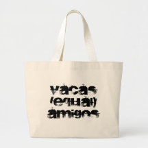 Amigos (iguales) de Vacas Bolsas Lienzo