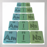 Amina  as Americium Iodine Sodium Poster