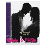 Aminia & Phillip Pregnant Custom Flyer