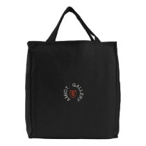 AMIOT GALLERY ELEGANT BLACK TOTE embroidered bags by edem13 AMIOT GALLERY ELEGANT BLACK TOTE embroidered bags