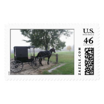 Amish Buggy, Hillsboro, Wisconsin postage
