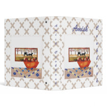 Amish Cookbook binders