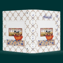 Amish Cookbook binders