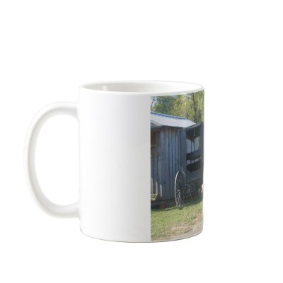 Amish Horse Coffee Mugs by germanbini