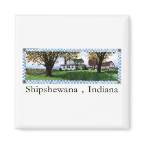 Amish House Shipshewana Indiana magnets by scottlhendrie Amish House Shipshewana Indiana magnets