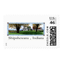 Amish House Shipshewana Indiana postage