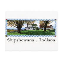 Amish House Shipshewana Indiana Postcard