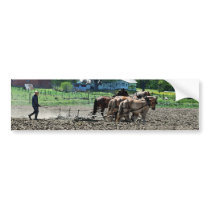 Amish Tractor Bumper Sticker