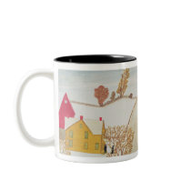 Amish Village Mugs