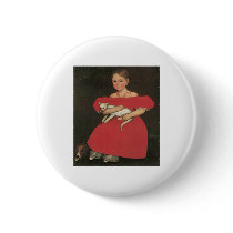 Ammi Phillips Girl in Red with her cat and dog Buttons