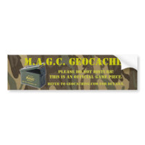 AmmoCan MAGC Cache Sticker bumper stickers by Milkbone15 AmmoCan MAGC Cache Sticker bumper stickers