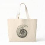 Ammonite 1 tote bags
