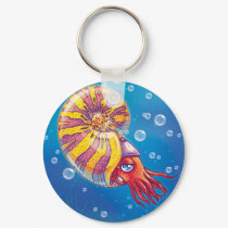 Ammonite keychains