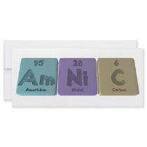 Amnic-Am-Ni-C-Americium-Nickel-Carbon Rack Card