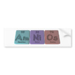 Amnios-Am-Ni-Os-Americium-Nickel-Osmium Bumper Stickers