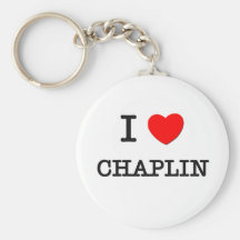 Amo a Chaplin Llaveros Personalizados