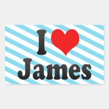 Amo a James Etiqueta